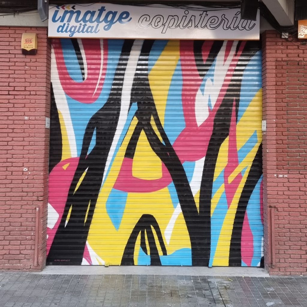 arte decorativo kato mural abstracto